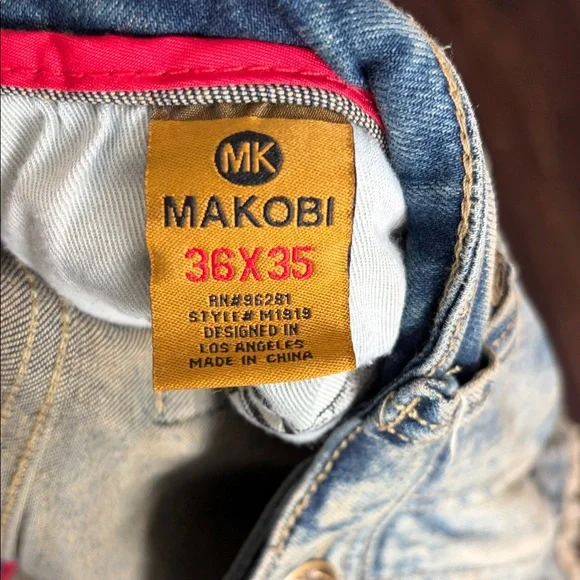 Vintage Distressed Camouflage Patchwork Flare Jeans - Picture 6 of 9